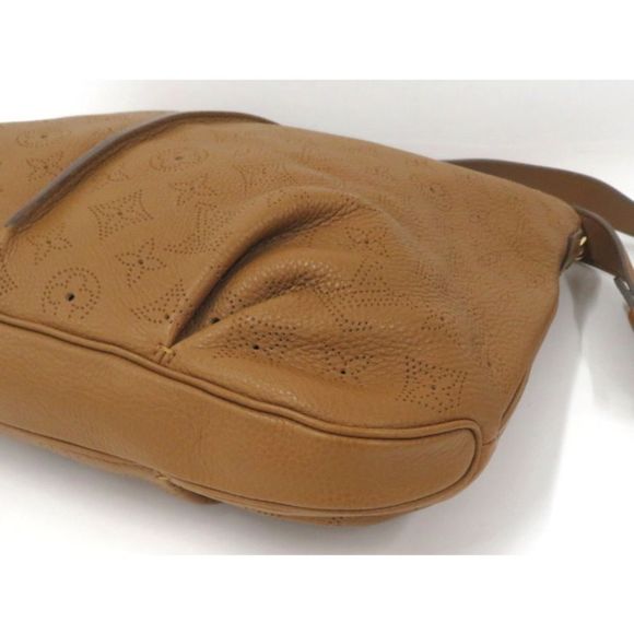 Louis Vuitton Selene PM 2 Way Handbag Monogram Mahina Leather Caramel Brown - Picture 3 of 10